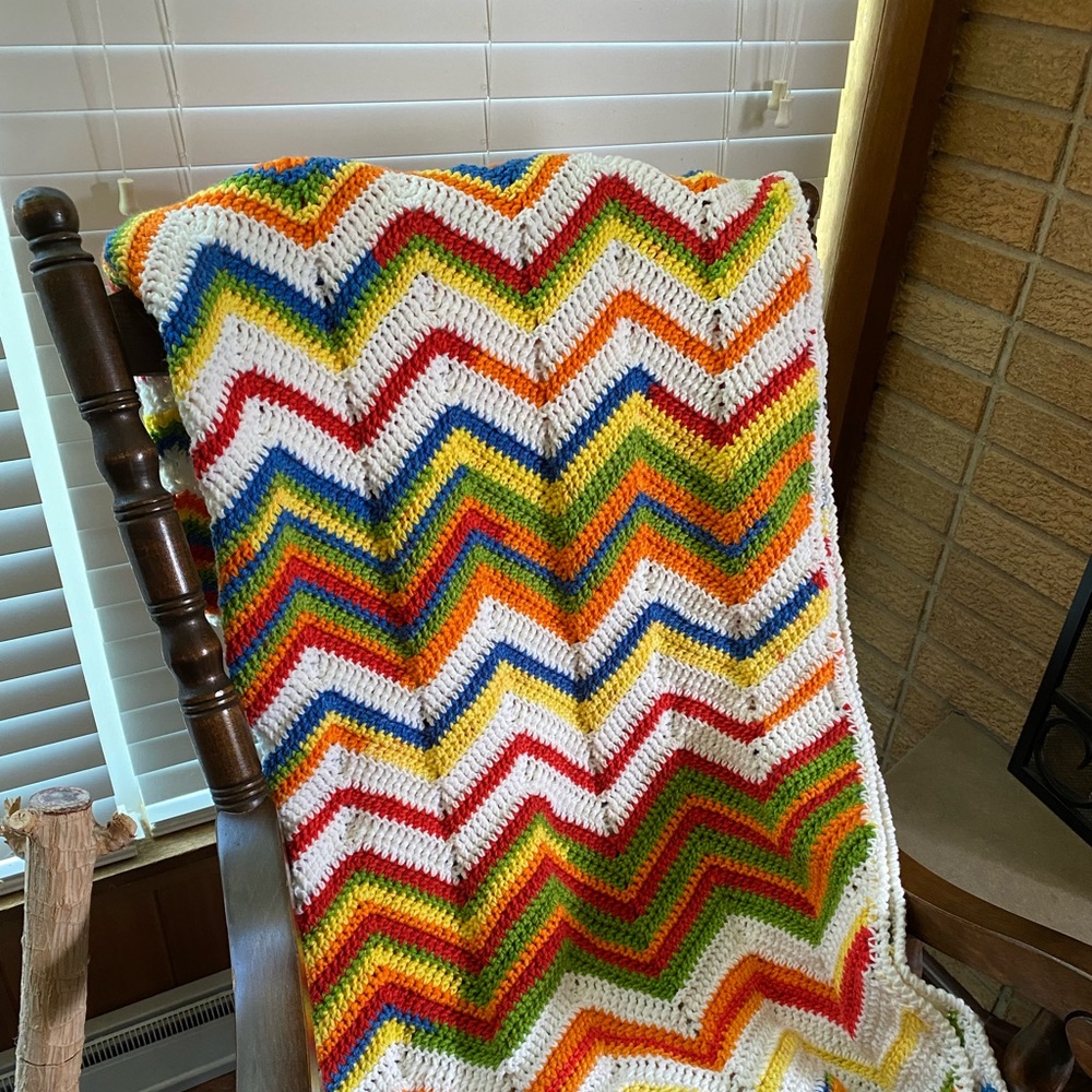Rainbow Afghan
